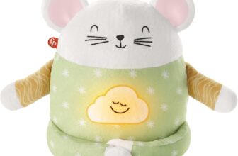 Fisher Price HHH Meditations Maus – Entspannungs und Schlafhilfe mit geführter Tages und Abendmeditation und Musik