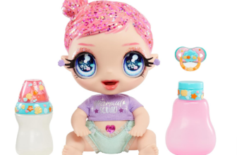 Glitter Babyz MGA Marina Finley Babypuppe mit magischen Farbwechseln durch