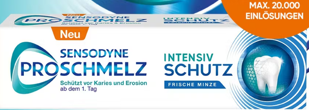 Gratis Testen Sensodyne Proschmelz Intensiv Schutz Zahnpasta