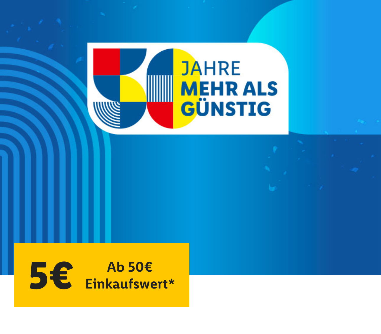 LIDL Plus: 5€ Rabatt ab 50€ Einkaufswert
