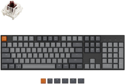 Keychron K Gateron G Pro Brown (DE) Gaming Tastatur