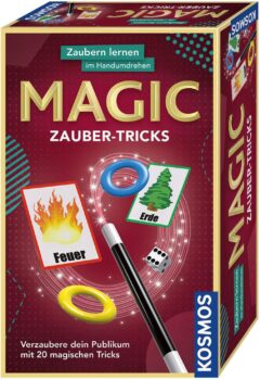 Kosmos Magic Zauber Tricks, Zaubern Lernen im Handumdrehen, Mit Zauberstab und Utensilien für magische Tricks