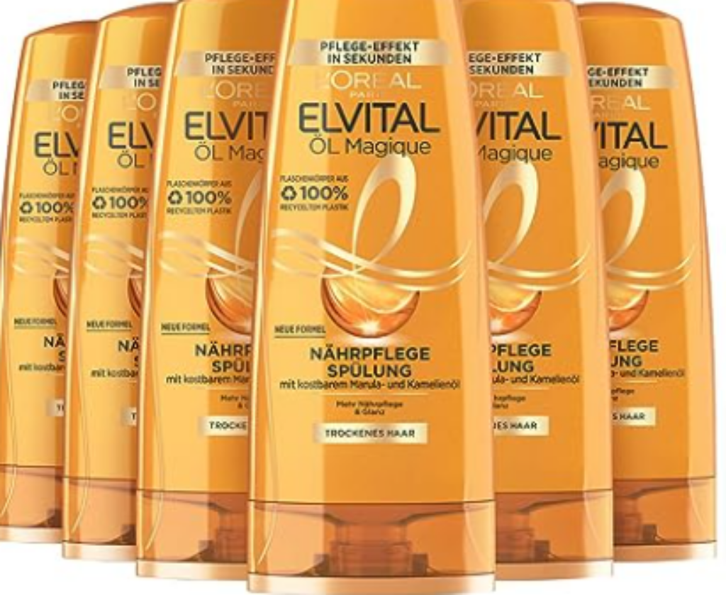 L Oréal Paris Elvital Nährende Spülung Öl Magique Er Pack X Ml Amazon De Beauty