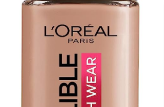 L'Oréal Paris Make up, Wasserfest und langanhaltend, Flüssige Foundation mit LSF , Infaillible H