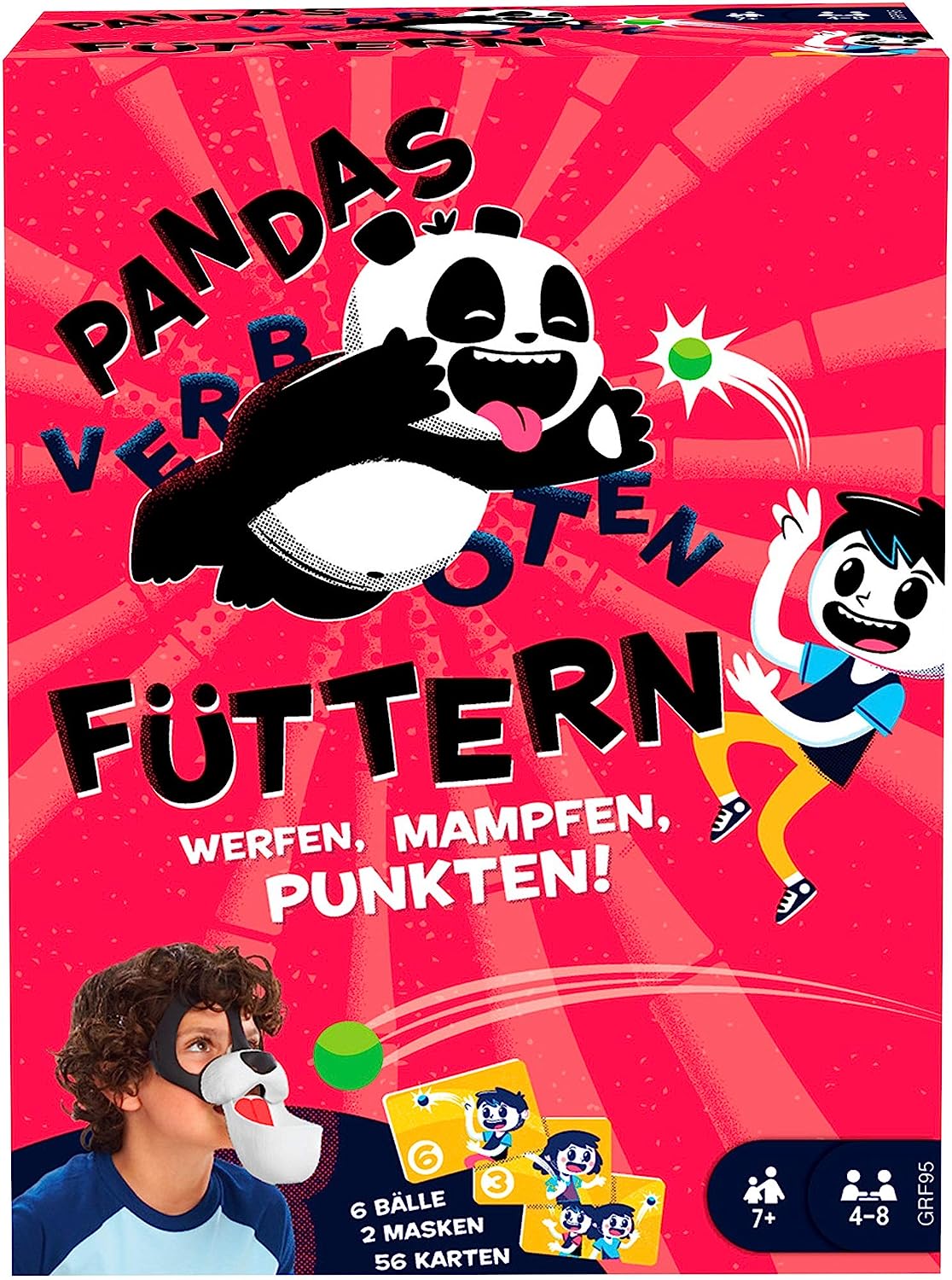 Mattel Games Grf Pandas Füttern (Verboten) Kinderspiel