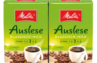 Melitta Auslese Klassisch Mild Filter Kaffee x g gemahlen Pulver für Filterkaffeemaschinen mittlere Röstung geröstet in Deutschland im Tray Amazon de Lebensmittel Getränke