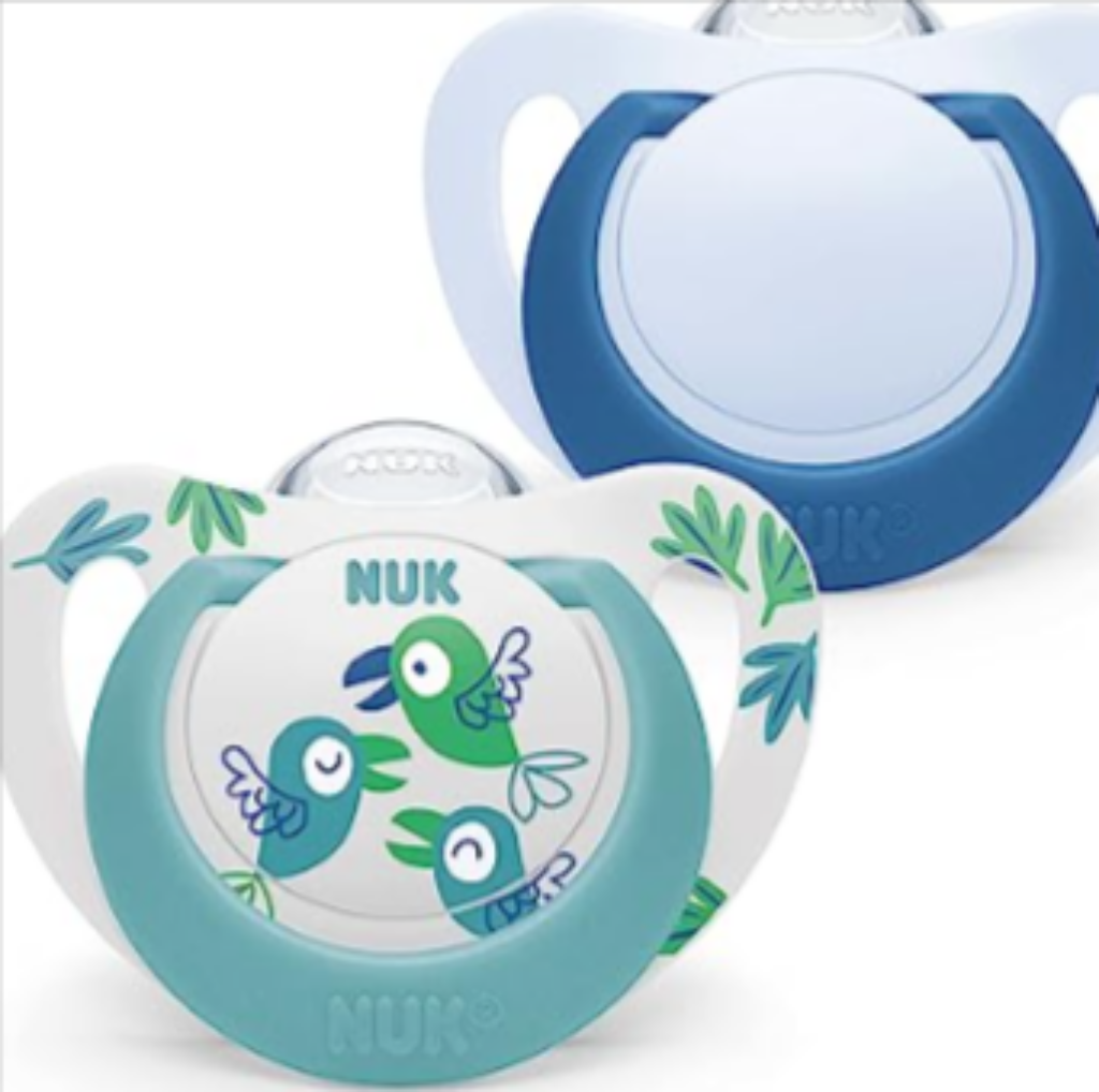 Nuk Star Babyschnuller Bpa Freie Silikonschnuller – Monate Blue Birds Stück Amazon De Baby