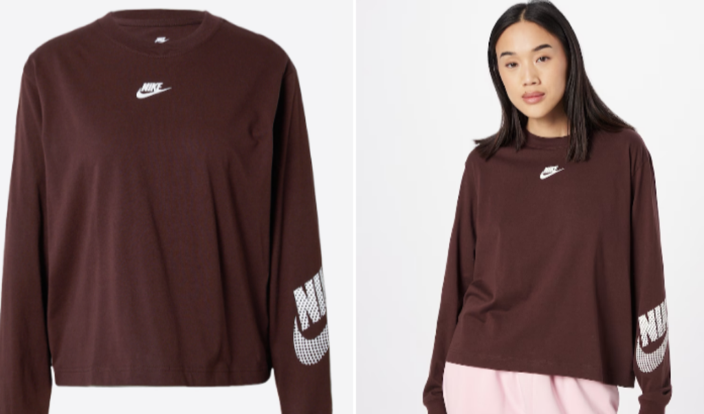 Nike Sportswear Sweatshirt In Dunkelbraun About You