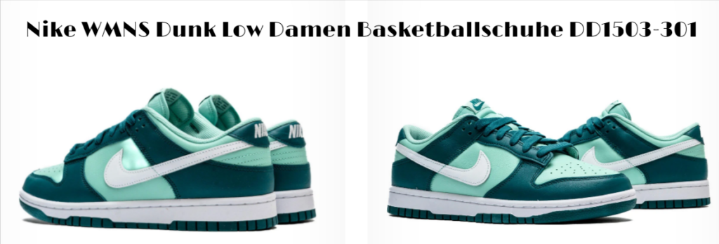 Nike Wmns Dunk Low Damen Basketballschuhe Dd1503-301