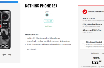 Nothing Phone + Vodafone Smart Entry Spezial GB G