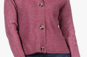 ONLY Damen Stretch Cardigan Kurzer Strickpullover