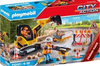 PLAYMOBIL City Action () Straßenbau inkl. Bagger und Absperrung