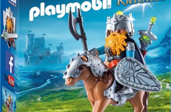 PLAYMOBIL Knights Zwerg und Pony mit Rüstung