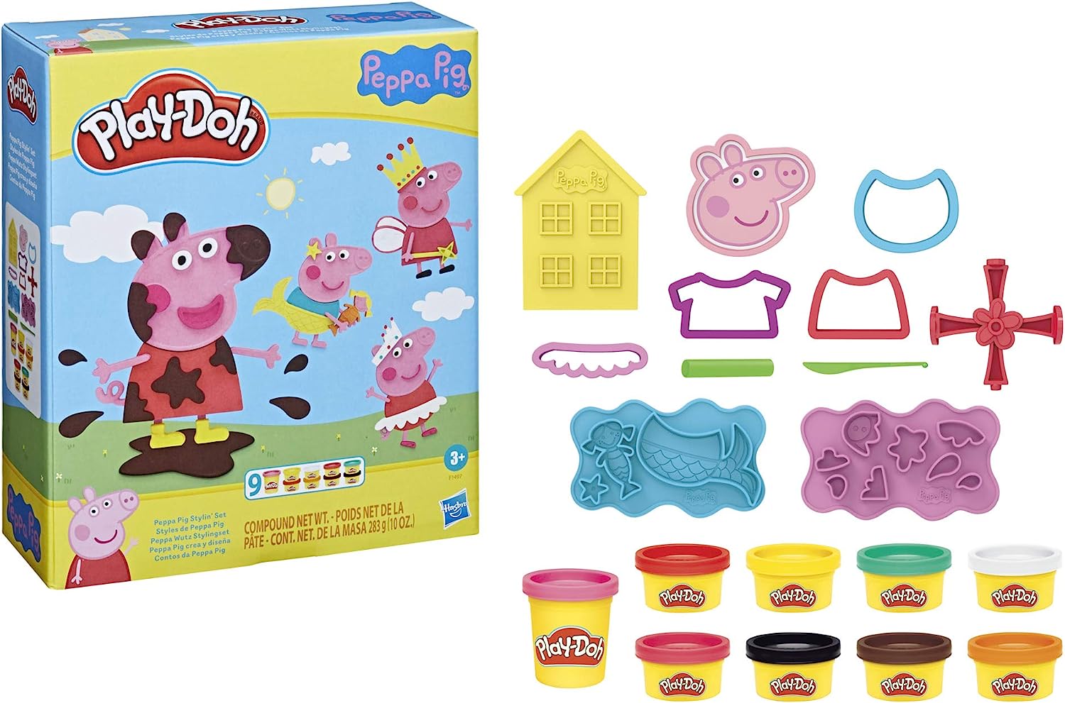 Play Doh Peppa Wutz Stylingset Mit Dosen Und Accessoires