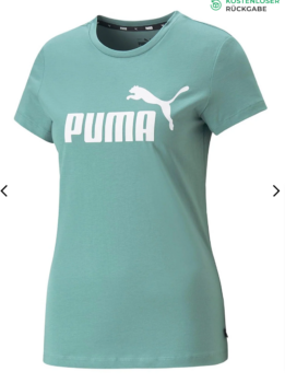 Puma Sport T Shirt Türkis Regular Fit Trendyol