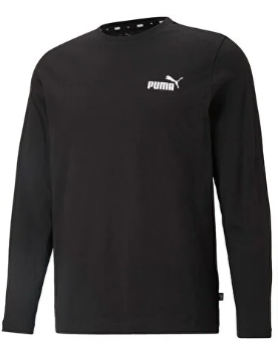 Puma langarm Shirt Schwarz Regular Fit