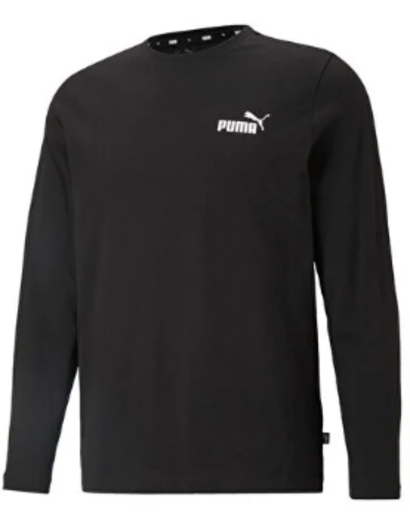 Puma Langarm Shirt Schwarz Regular Fit