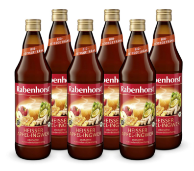 RABENHORST Heißer Apfel Ingwer BIO er Pack x ml