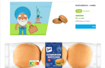 REWE ja Hamburger Brötchen Stück g