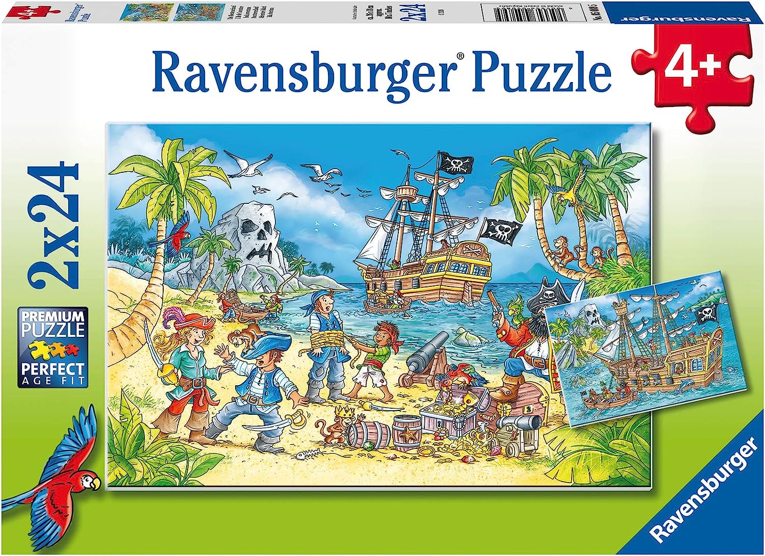 Ravensburger Kinderpuzzle Die Abenteuerinsel Mit X Teilen