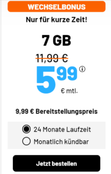 SIM DE Deal mit Rufnummermitnahme