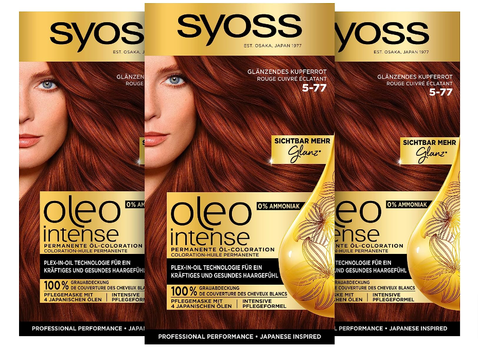 Syoss Oleo Intense Permanente Öl Coloration Haarfarbe