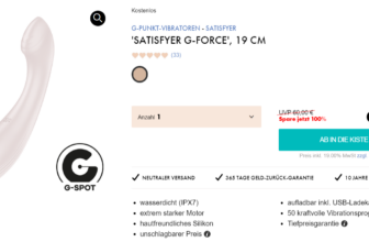 Satisfyer G Force G Punkt Vibrator & Gratisartikel