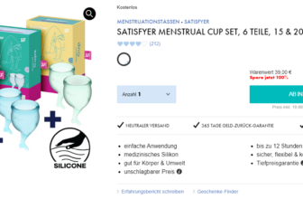 Satisfyer Mentrual Cup Set Teile