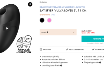 Satisfyer Vulva Lover Druckwellenvibrator