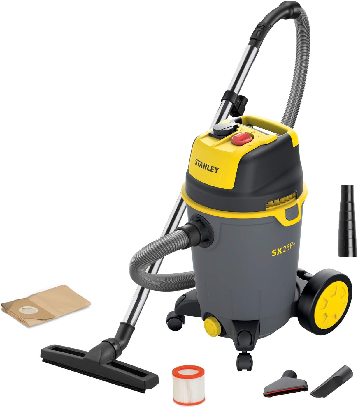 Stanley Nass- und Trocken-allessauger mit Blasfunktion SXVC25PTDE für 79,90 € inkl. Versand (statt 113,99 €)