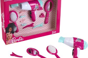 Theo Klein Barbie Frisier Set (inkl. Kinder Föhn mit Kaltluftfunktion)