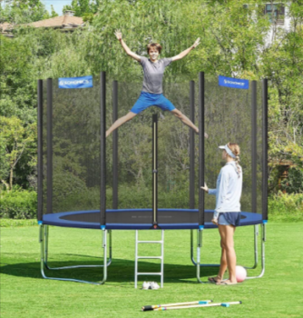 Trampolin Øcm Gartentrampolin Sicherheitsnetz Komplettset kg Outdoor TÜV eBay