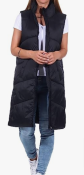 VERO MODA Damen Steppweste VMUppsala Waistcoat gesteppte Damenweste lang black S Amazon de Fashion