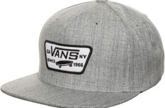 Vans Full Patch Snapback Cap in heather grey