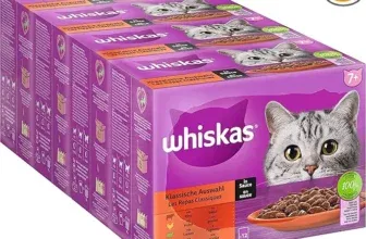 Whiskas 7+ Katzenfutter Klassische Auswahl in Sauce