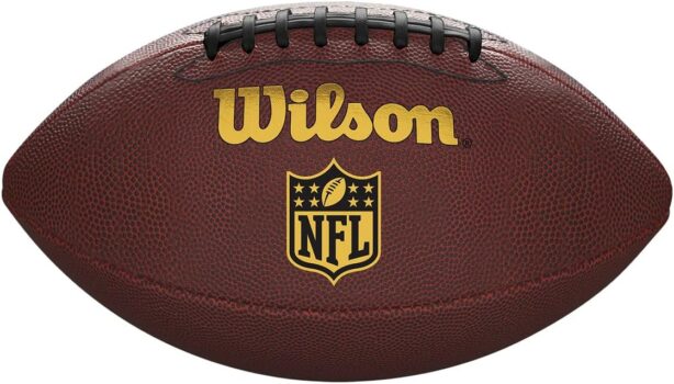 Wilson American Football NFL TAILGATE (Mischleder, offizielle Größe)