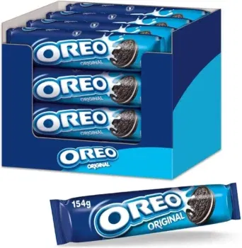 OREO Original Knuspriger Kakao Doppelkeks 16er Pack (16 x 154g) für 18,58 € inkl. Prime Versand (statt 27,04 €)