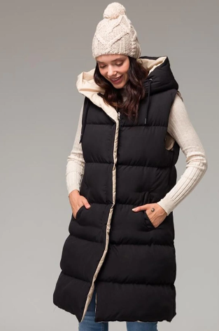 Olcay Puffer Wende Weste – Gr. S, M und L für 16,58€ inkl. Versand