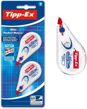 er Pack Tipp Ex Korrekturroller Mini Pocket Mouse