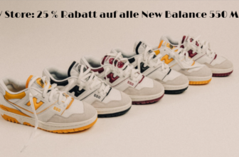 AFEW Store % Rabatt auf alle New Balance Modelle