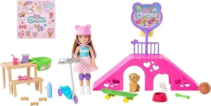 Barbie Chelsea Skatepark Spielset (HJY35)