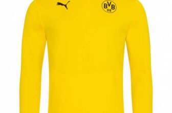 Borussia Dortmund BVB PUMA Prematch Zip Herren Oberteil