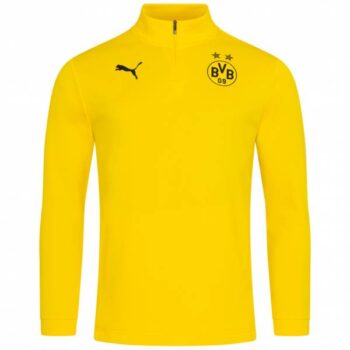 Borussia Dortmund BVB PUMA Prematch Zip Herren Oberteil