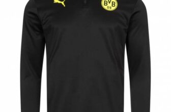 Borussia Dortmund BVB PUMA Prematch Zip Herren Oberteil