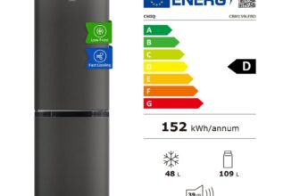 CHIQ CBMLEBD Freistehender Kühlschrank mit Gefrierfach Liter