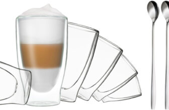 DUOS Latte Macchiato Gläser Doppelwandig x ml + x Löffel