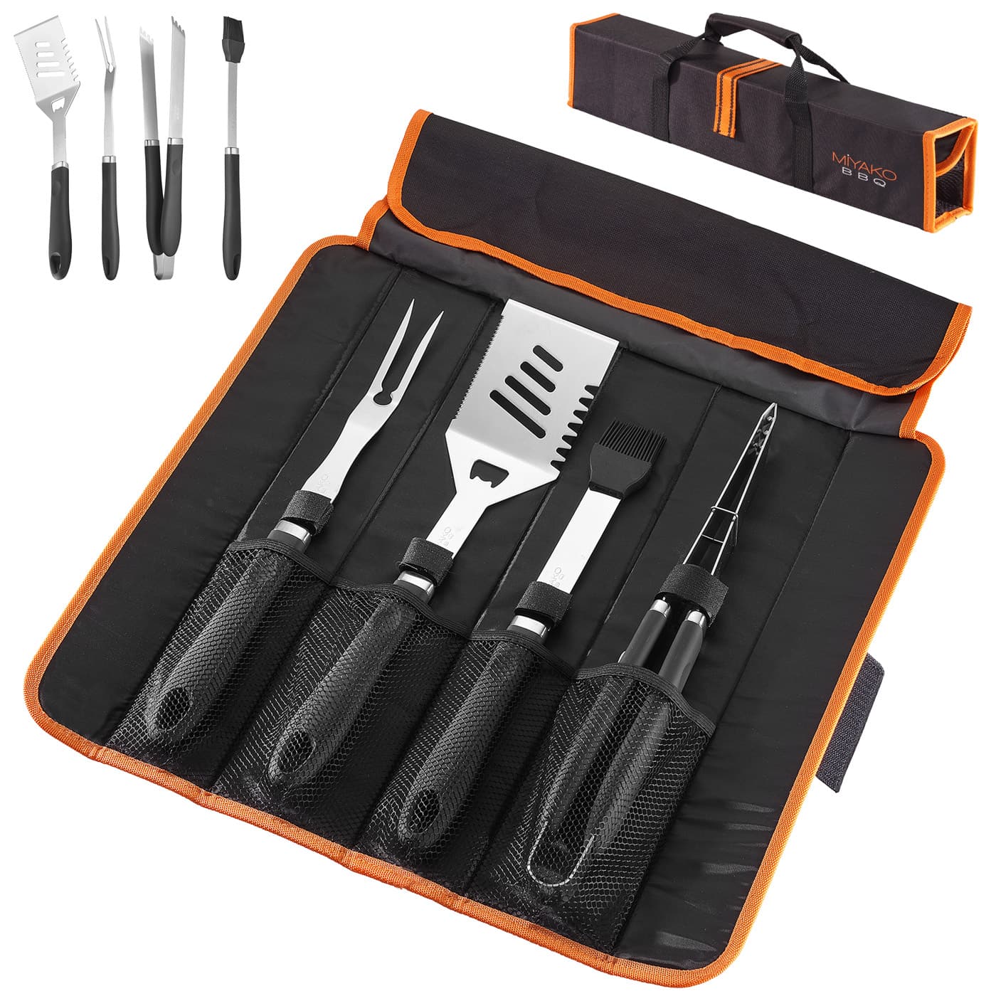 Deuba Grillbesteck 5-teilig für 5,95 € inkl. Versand