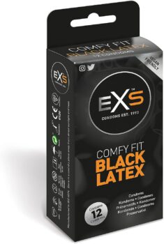 EXS Black Latex Kondome