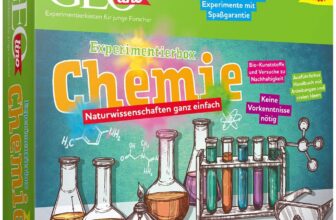 FRANZIS GEOlino Experimentierbox Chemie, Experimentierkasten inkl. Laborausrüstung (für Kinder ab Jahren)