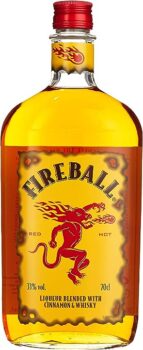 Fireball Likör Blended With Cinnamon & Whisky